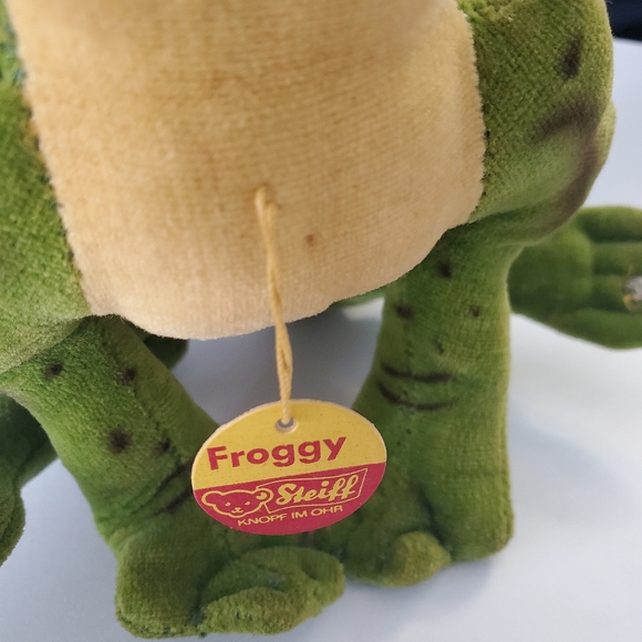 Steiff Velvet Froggy Vintage - Picture 6 of 8